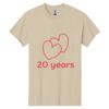 Heavy Cotton 100% Cotton T Shirt Thumbnail
